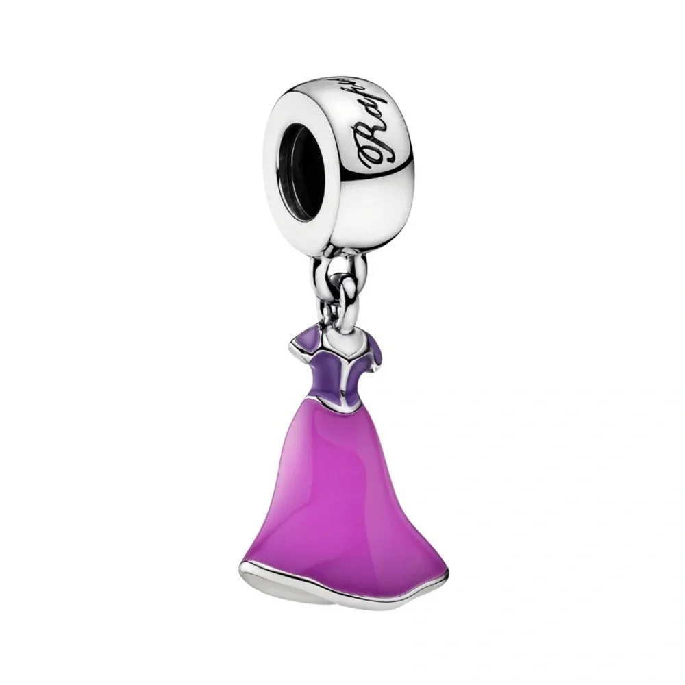 Pandora Disney Tangled Rapunzel Dress Dangle Charm